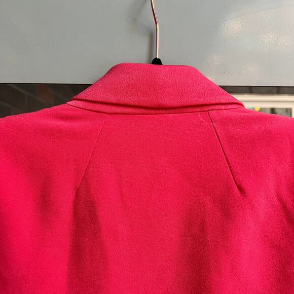 Maje Bright Pink One Button Blazer Size FR 38 - Picture 5 of 8